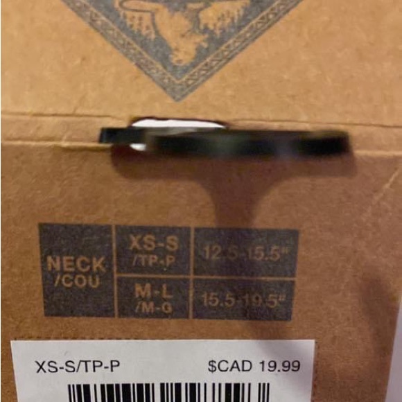 Beaver canoe dog collar - Picture 2 of 2